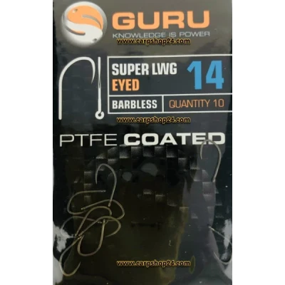 Afbeelding van Guru Super LWG Barbless Eyed (10 pcs) Maat : 14