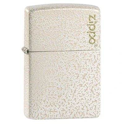 Afbeelding van Zippo 49181ZL Klassieke zakaansteker van kwikglas met logo, Eén maat, grijs