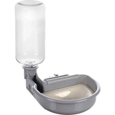 Afbeelding van Flamingo Drinkfles Diza Voor Bench Hondenbench 14.9x18.5x23 cm 480 ml Grijs