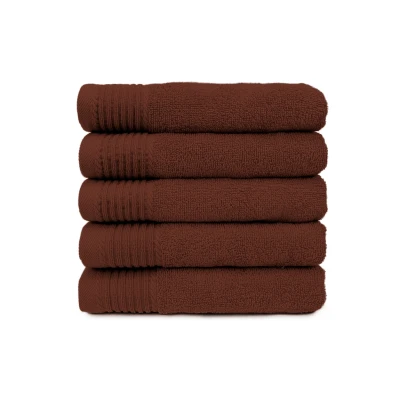 Afbeelding van 5 x The One Towelling handdoek 70x140 Brown