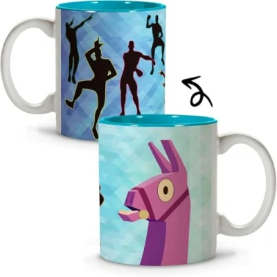 Afbeelding van LolaPix Fortnite mok. Geek cadeau. Originele Keramische 330 ml. Verschillende Fornite modellen