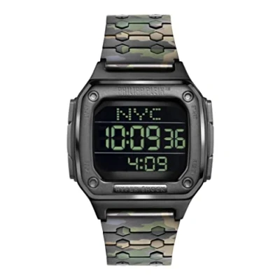 Afbeelding van Philipp Plein Hyper $Hock PWHAA0921 Horloge Staal Groen Ø 42 mm