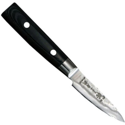 Afbeelding van Yaxell Zen Officemes 10 cm 37 Lagen Damaststaal Canvas Micarta Heft