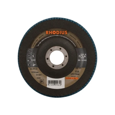 Afbeelding van Lamellenschijf 125 mm K80 per stuk RHODIUS