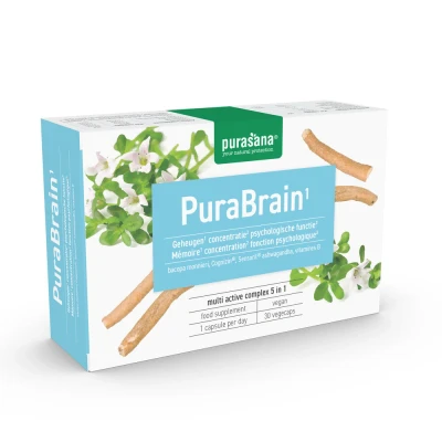 Afbeelding van 15% korting Purasana PuraBrain 30 capsules