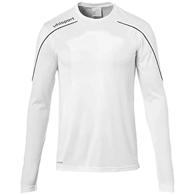 Afbeelding van Uhlsport Stream 22 Voetbalshirt Lange Mouw Kinderen Wit / Zwart Maat: 140