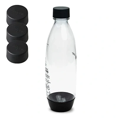 Afbeelding van mixcover Set van 3 reservedeksels compatibel met SodaStream PET flessen