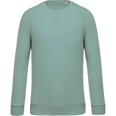 Afbeelding van Kariban Herensweater BIO ronde hals raglanmouwen K480 Sage