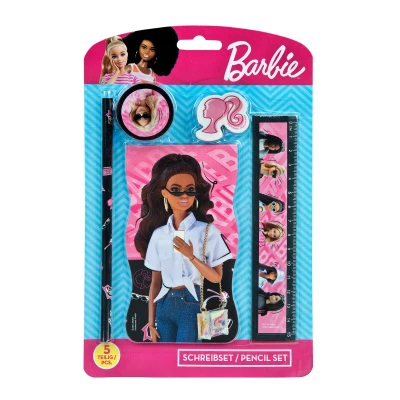 Afbeelding van Barbie Schrijfwarenset 5 Delig 4043946312727