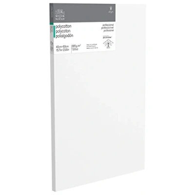 Afbeelding van Winsor &amp; Newton 6206022 professioneel frame van katoenmix, 385 g/m², 3 voudig gegrond, middelgrote korrel, ideaal voor olieverf en acrylverf, 40 x 60 cm