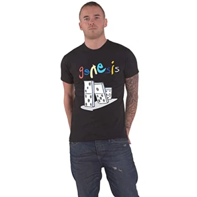 Afbeelding van Genesis The Last Domino? Heren T shirt 2XL Zwart