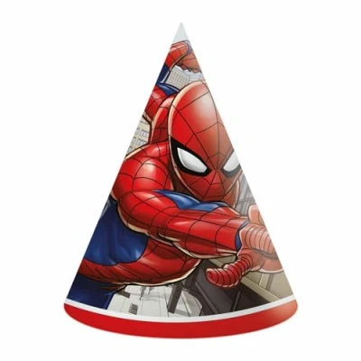Image de Spiderman Party Hute Crime Fighter 6 morceaux