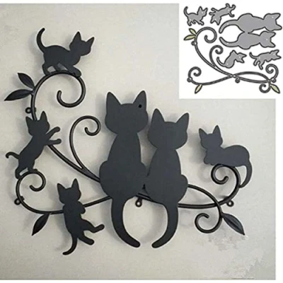 Afbeelding van YunTrip Metalen stanssjabloon voor kaarten maken, scrapbooking, reliëf, foto&#039;s, knutselen, kaarten, knutselen