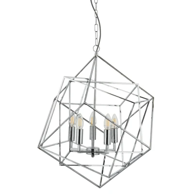 Afbeelding van Hanglamp Cube met kooikap