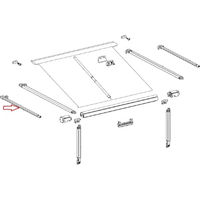 Afbeelding van Thule Extender Rafter Arm Assy LH 1200