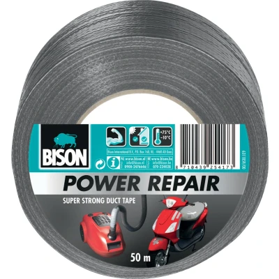 Afbeelding van Power Repair Grijs Rol 50 m Bison