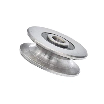 Afbeelding van feedal Kogellagerkatrol van roestvrij staal, 8 mm, 400 kg, metalen katrol voor hefgeleiding, binnendiameter 50 mm