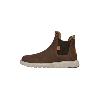 Afbeelding van HEYDUDE Branson Craft Leather Heren Boots Olive Maat 40
