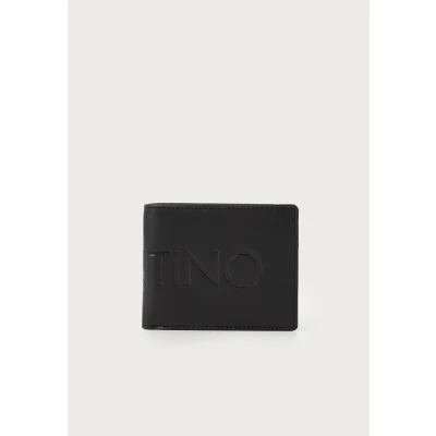 Afbeelding van VALENTINO Leren portemonnee Mason Wallet Nero zwart