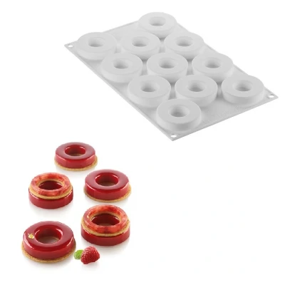 Afbeelding van Silikomart Siliconen Vorm Kit Loop (11) Ø60/31x13mm