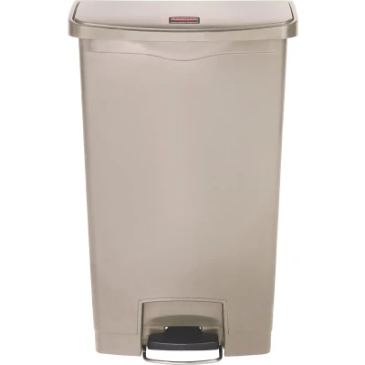 Afbeelding van Rubbermaid Slim Jim Front Step Beige Inhoud: 68 liter