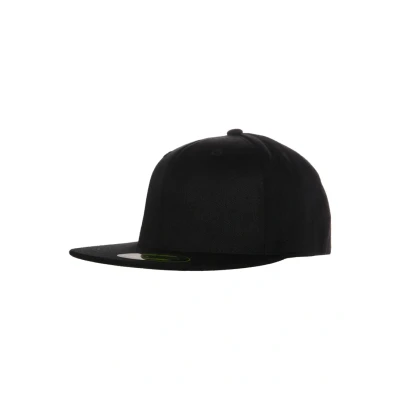 Afbeelding van Flexfit Premium Fitted Pet, Maat: L/XL, Black