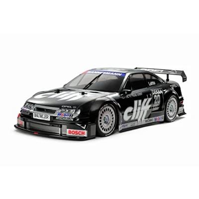 Afbeelding van Tamiya 1:10 RC auto Elektro Racewagen Opel Calibra V6 Cliff Zwart Brushed 4WD Bouwpakket