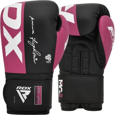 Afbeelding van RDX Sports Rex F4 Bokshandschoenen Boxing Gloves Sparring Vechtsporthandschoenen Boksen Roze 8 oz