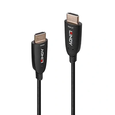 Afbeelding van LINDY 38514 HDMI kabel Aansluitkabel A stekker 40.00 m Zwart 8K UHD