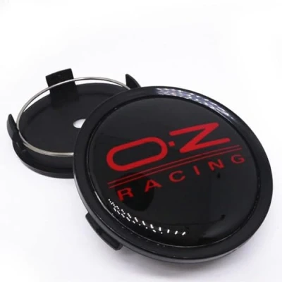 Afbeelding van Set van 4 wieldoppen voor auto OZ Racing 70 mm Met logo Embleem Decoratie accessoires A