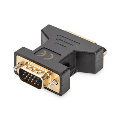 Afbeelding van Digitus AK 320505 000 S DVI / VGA Adapter [1x bus 24+5 polig 1x stekker] Zwart