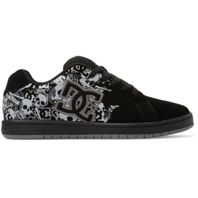 Afbeelding van Dcshoes Gaveler Leren sneakers voor heren, Donkergrijze zwarte print