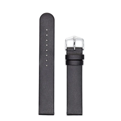 Afbeelding van Hirsch Horlogeband Scandic Zwart Leer 20mm