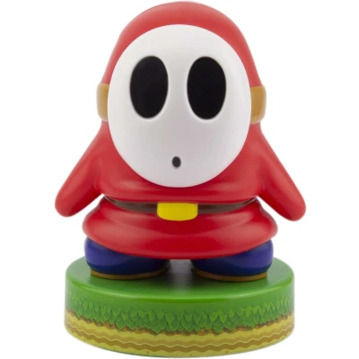 Afbeelding van Paladone Super Mario Shy Guy 3D Icon BDP, officieel Nintendo verzamelproduct, uniek cadeau idee, glanzend nachtlampje of bureaulamp, werkt op 2 AAA batterijen, wit