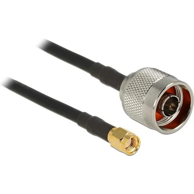 Afbeelding van N (m) RP SMA kabel CFD200/RF200 50 Ohm / zwart 1 meter