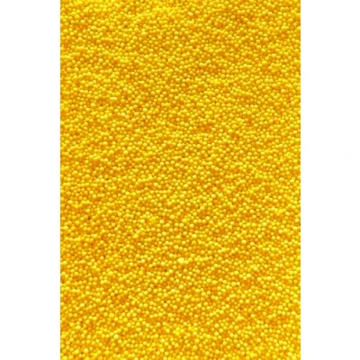 Afbeelding van SD Pearls perles de sucre métalliques, comestibles, décoration gâteau, décoratives pour biscuits, gâteaux, cupcakes, beignets, dessert (jaune, 100 g)