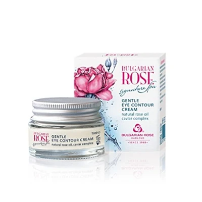 Afbeelding van Gentle eye contour cream Signature Spa Zachte oogcrème met druivenpitolie, kaviaar complex en 100% natuurlijke Bulgaarse rozenolie rozenwater