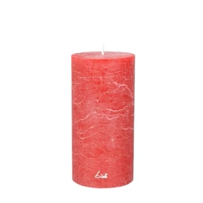 Afbeelding van Rasteli Luz Your Senses Stomp Kaars Rood Antikrood D 10 cm H 20