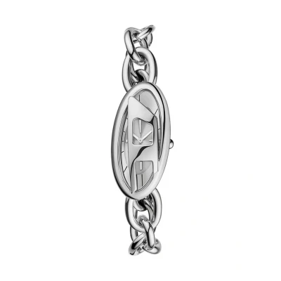 Afbeelding van Diesel DERA Horloge silvercoloured, Dames, Maat: One Size, Silver coloured