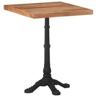 Afbeelding van vidaXL Bistrotafel 60x60x76 cm massief acaciahout