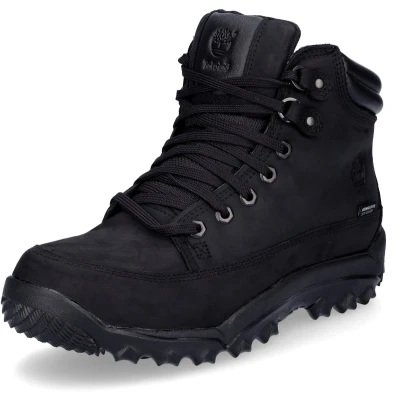 Afbeelding van Timberland Rime Ridge Mid Wp geïsoleerde wandelschoenen voor heren, Zwart nubuck