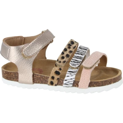 Afbeelding van Develab Sandalen voor kinderen, Maat: 34, Goud Leer