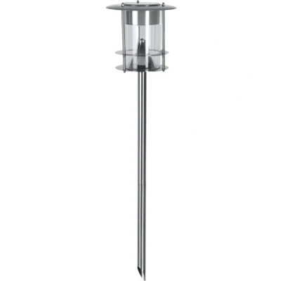 Afbeelding van Solar Priklamp RVS Warm Wit 64,5CM Zonne Energie