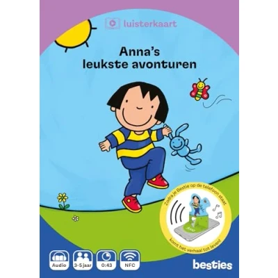 Afbeelding van Anna&#039;s luisterkaart Besties leukste avonturen Luisterboek kinderen Nederlands