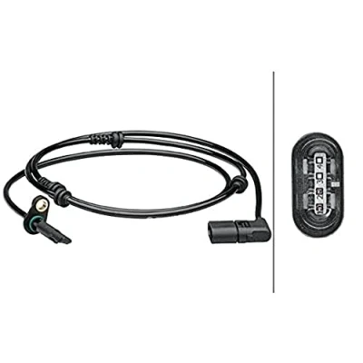 Afbeelding van HELLA 6PU 012 679 461 ABS sensor Vooras Actieve 4 polig 1618mm MERCEDES BENZ: C Class Saloon, Coupe, T modell