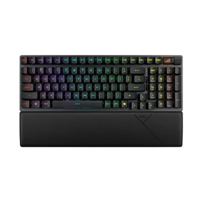 Afbeelding van Asus Bluetooth Draadloos Frans Azerty Gaming Toetsenbord Rog Strix Scope II 96 RX Zwart
