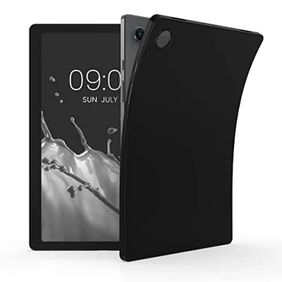 Afbeelding van kwmobile hoes geschikt voor Samsung Galaxy Tab A8 10.5 (2021) Siliconenhoes Tablet in zwart cover