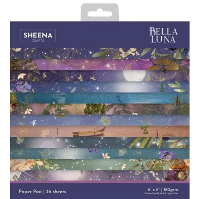 Afbeelding van Sheena Douglass Bella Luna Paperpad 15x15 cm