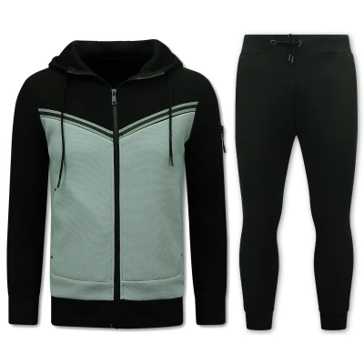 Afbeelding van Trainingspakken Tracksuit Heren 147 Zwart/Grijs