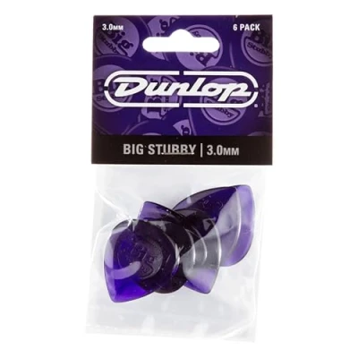 Afbeelding van Dunlop Big Stubby Pick 6 Pack 3.00 mm plectrum